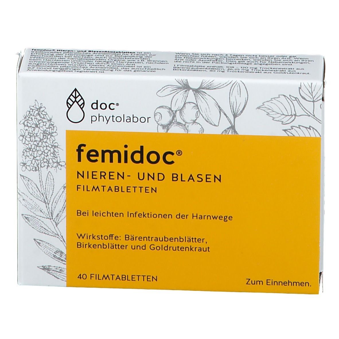 femidoc® Nieren und Blasen Filmtabletten