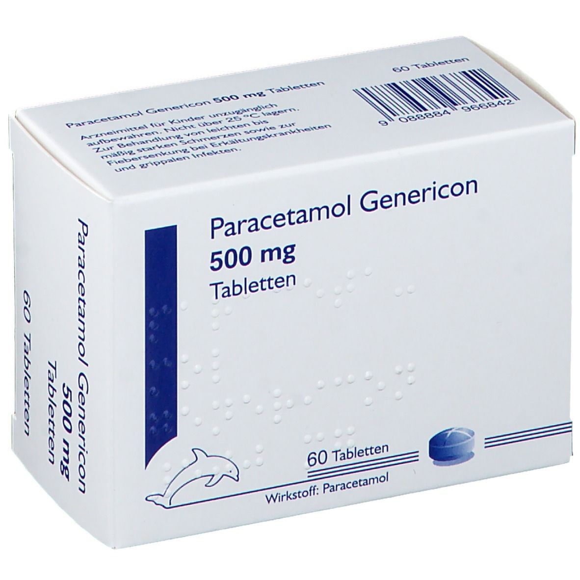 Paracetamol Genericon 500 mg