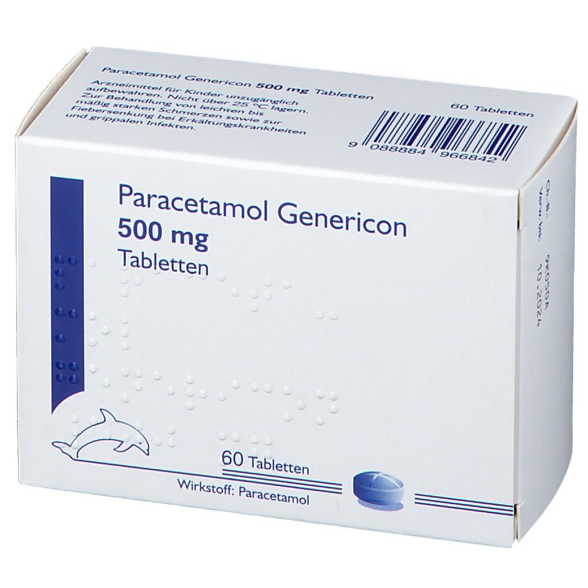 Paracetamol Genericon 500 mg