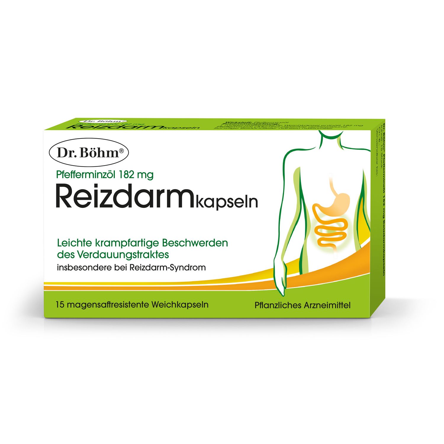 Dr. Böhm Pfefferminzöl 182 mg Reizdarmkapseln