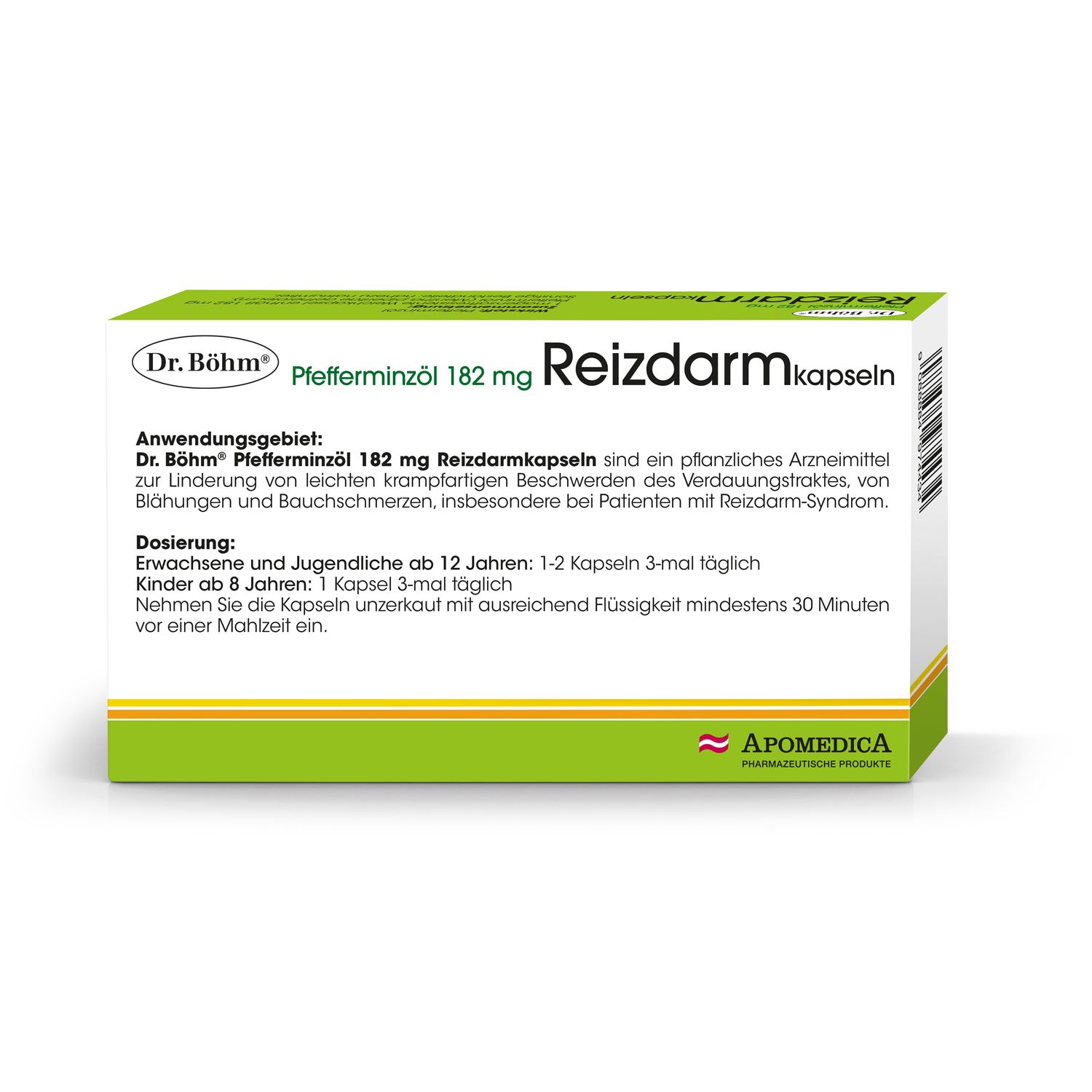 Dr. Böhm Pfefferminzöl 182 mg Reizdarmkapseln