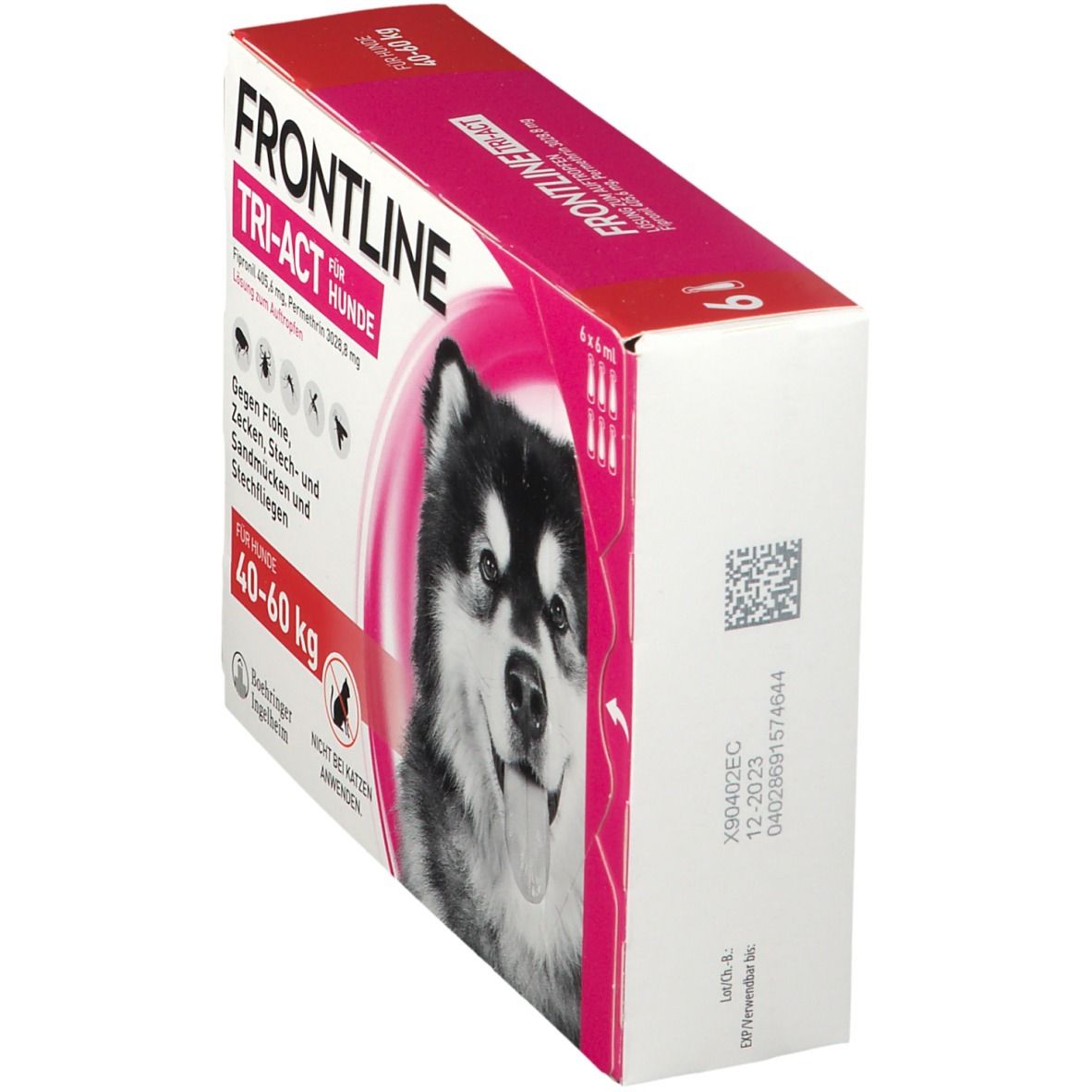 FRONTLINE TRI-ACT® gegen Zecken, Flöhe und fliegende Insekten beim Hund (40-60kg)