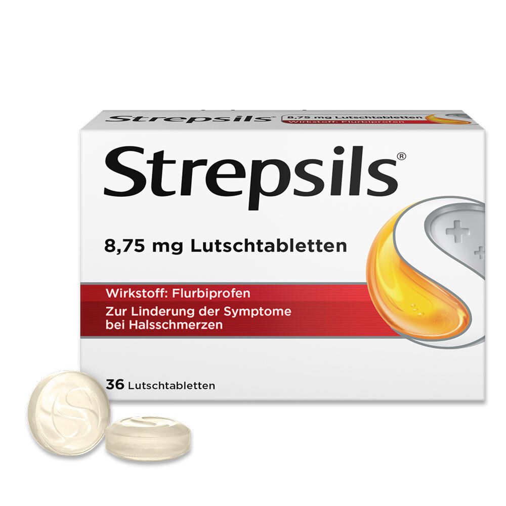 Strepsils Lutschtabletten - Halstabletten gegen Halsschmerzen