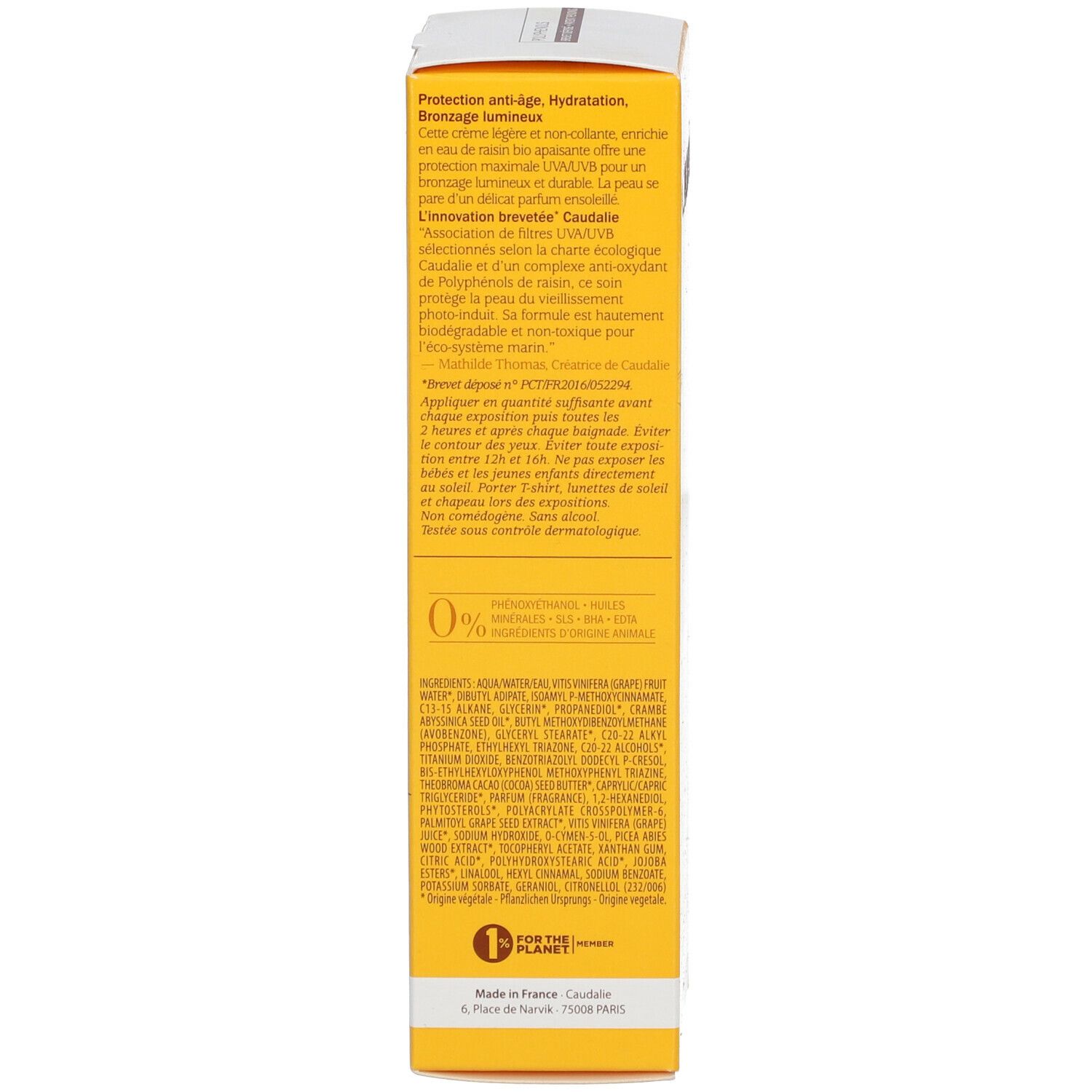 CAUDALIE Anti-Falten Sonnencreme LSF 30