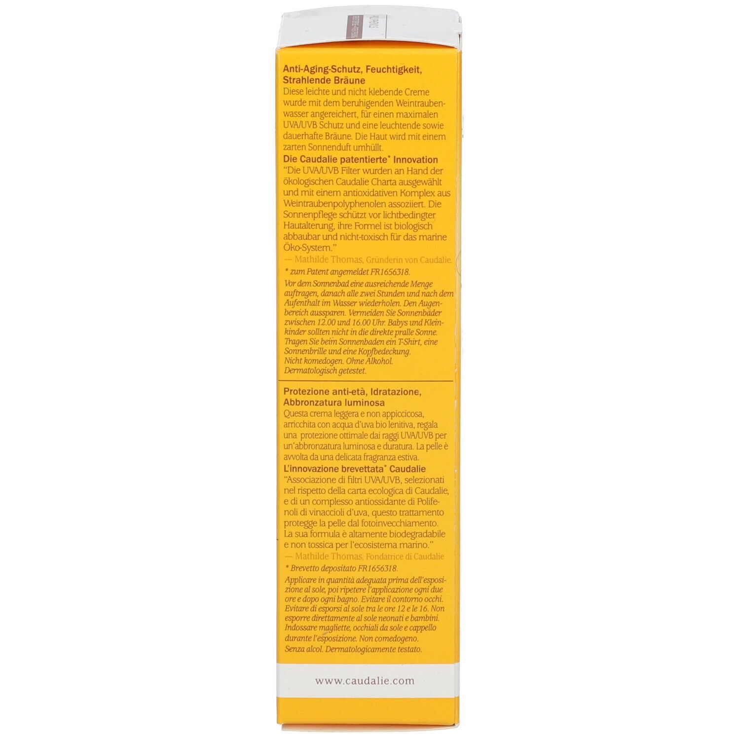 CAUDALIE Anti-Falten Sonnencreme LSF 50