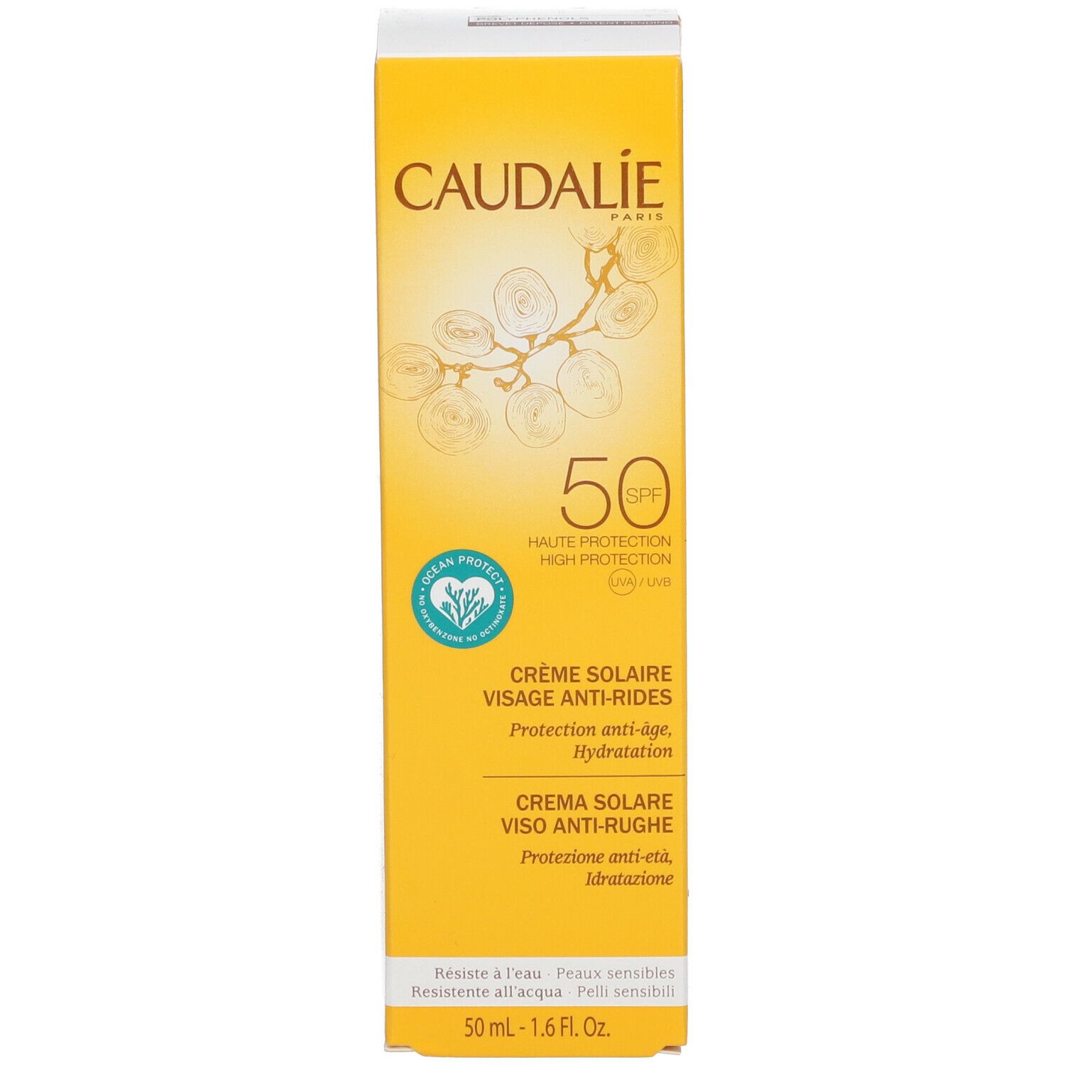 CAUDALIE Anti-Falten Sonnencreme LSF 50