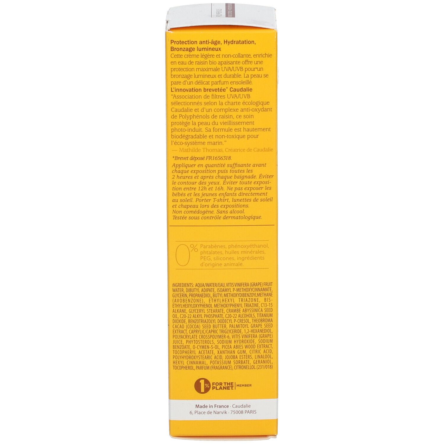 CAUDALIE Anti-Falten Sonnencreme LSF 50