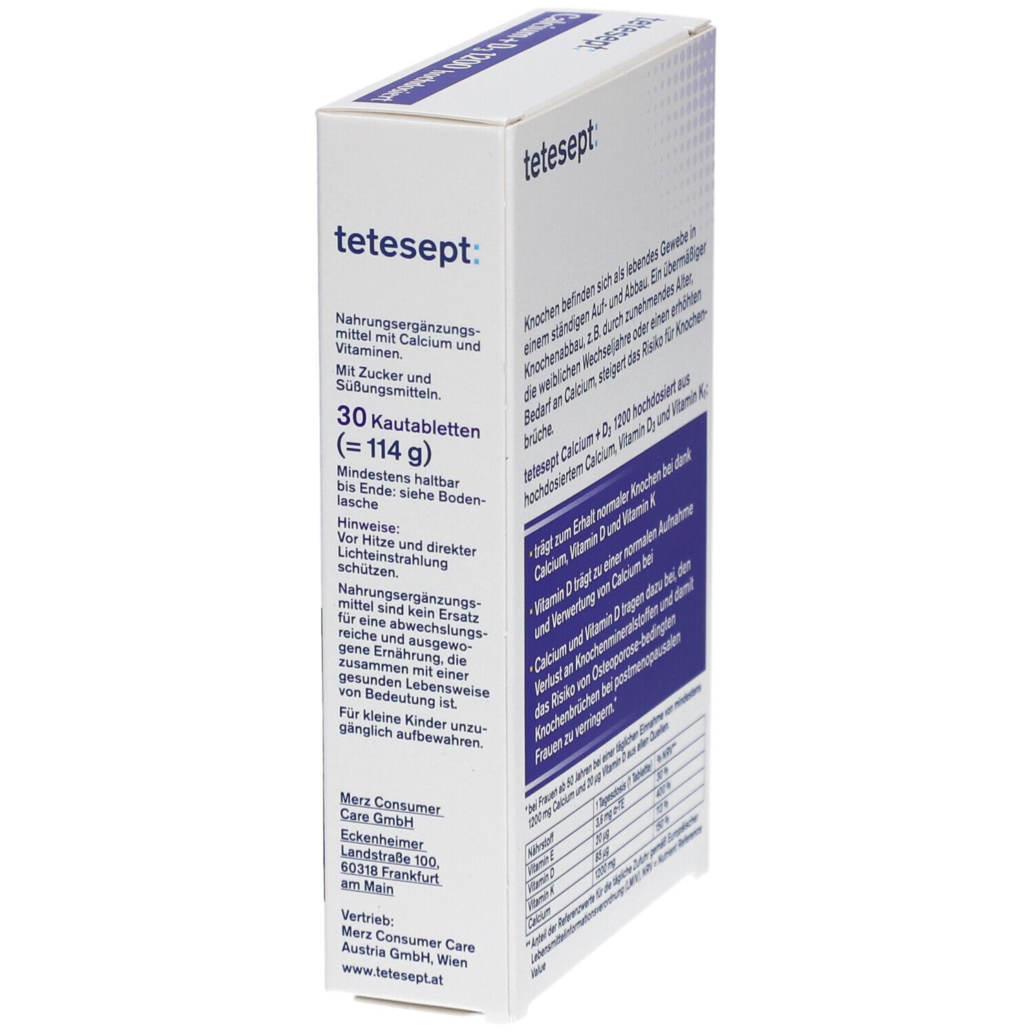tetesept® Calcium+D3 1200 hochdosiert