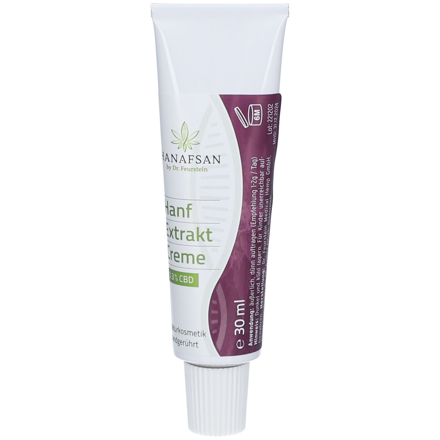 HANAFSAN® Hanf Extrakt Creme 0,3 % CBD
