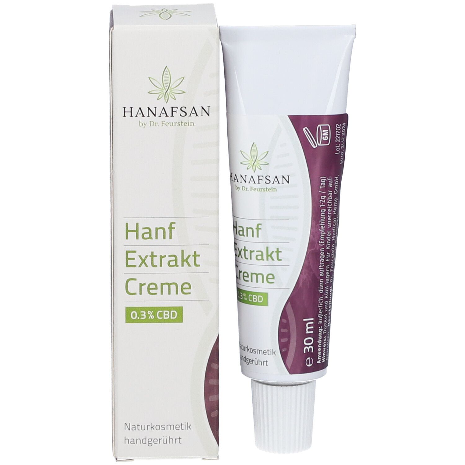HANAFSAN® Hanf Extrakt Creme 0,3 % CBD