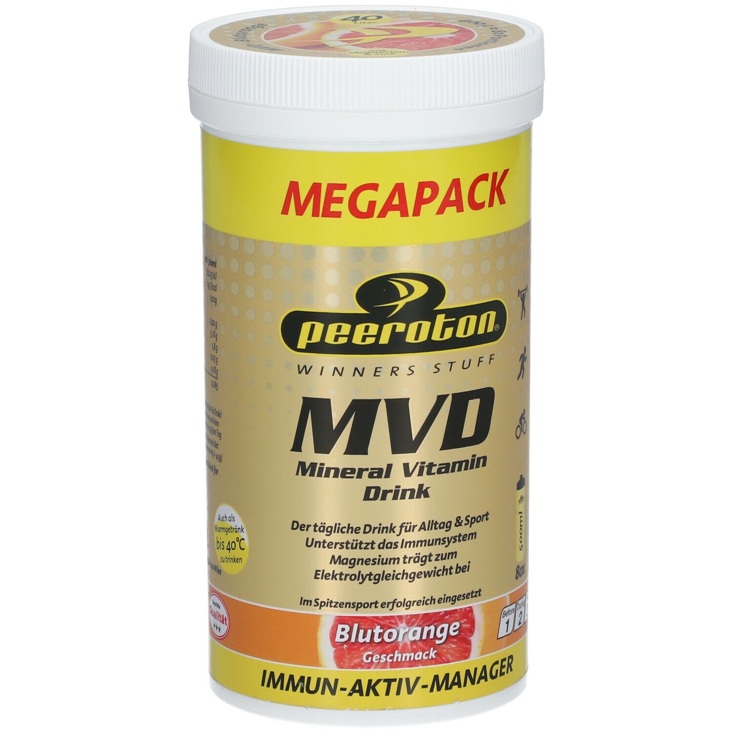 peeroton® MVD Mineral Vitamin Drink Blutorange