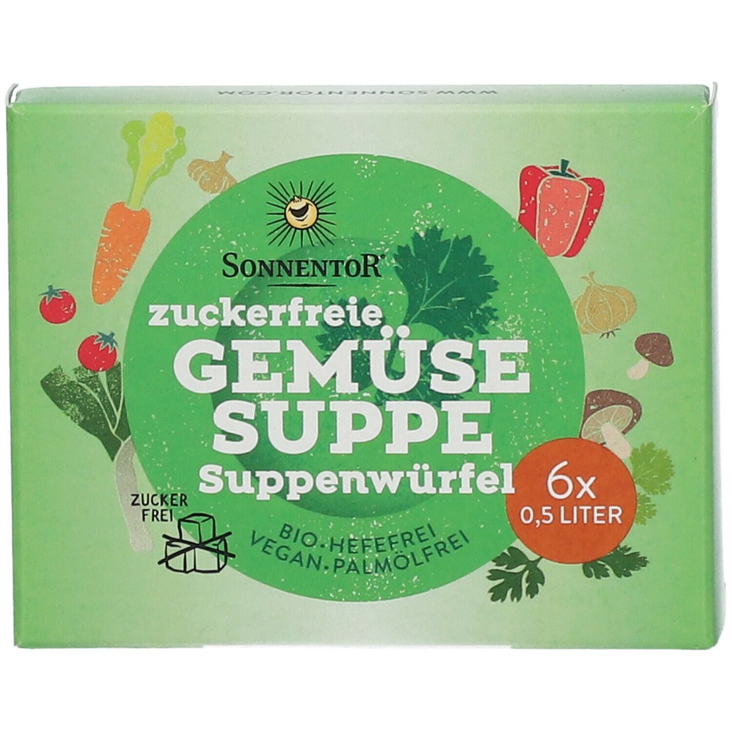 SonnentoR® Zuckerfreie Gemüsesuppe Suppenwürfel