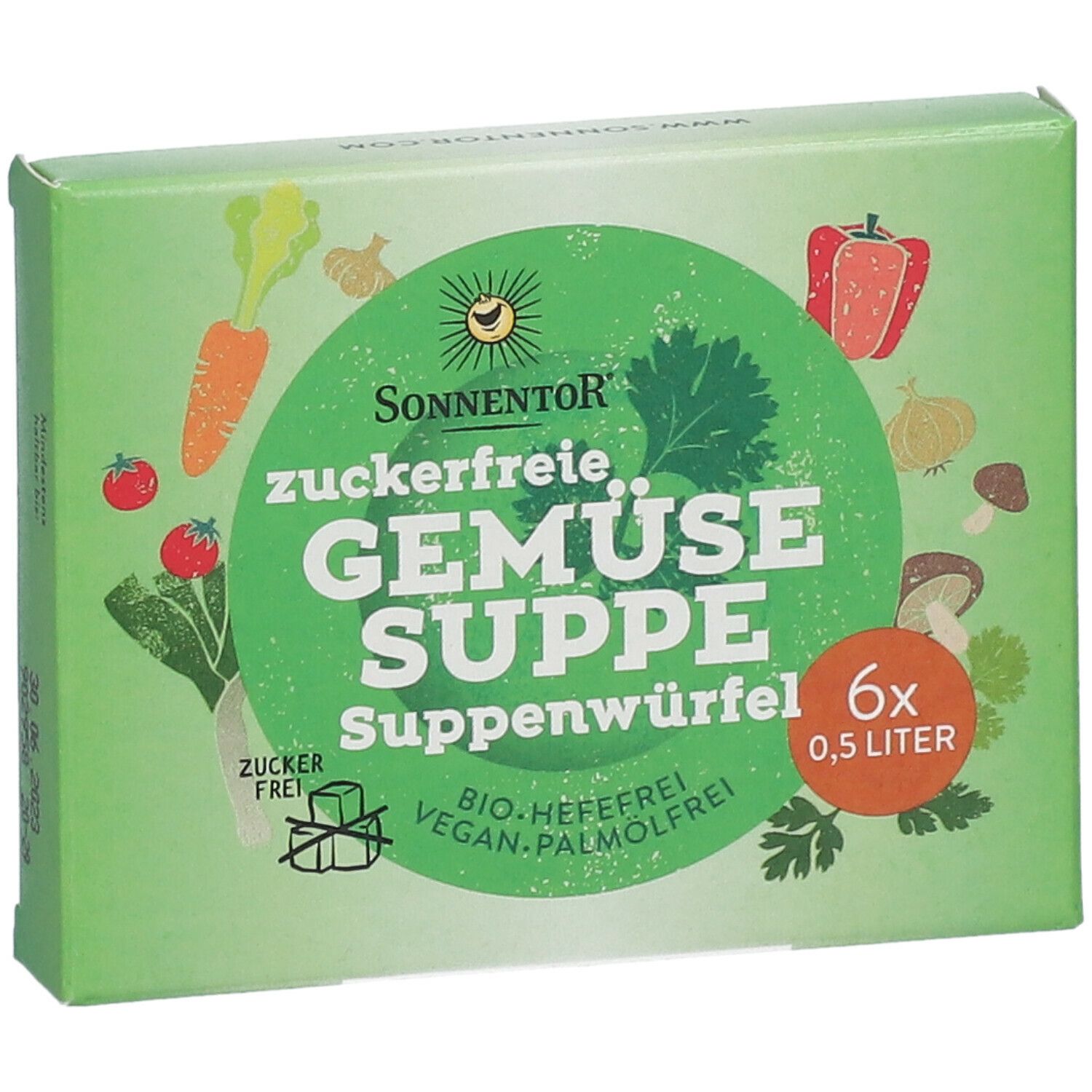 SonnentoR® Zuckerfreie Gemüsesuppe Suppenwürfel