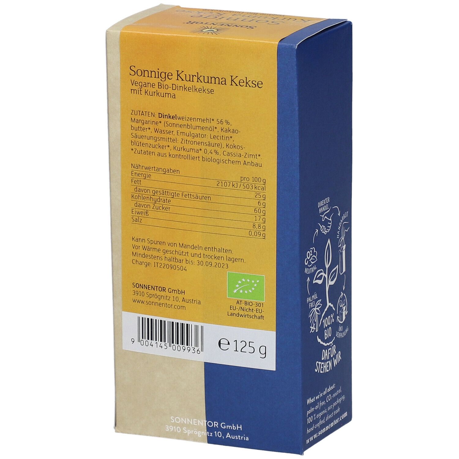 SonnentoR® Sonnige Kurkuma Kekse