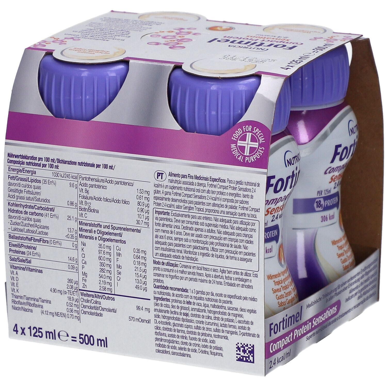 Nutricia Fortimel Compact Protein Wärmender Ingwer