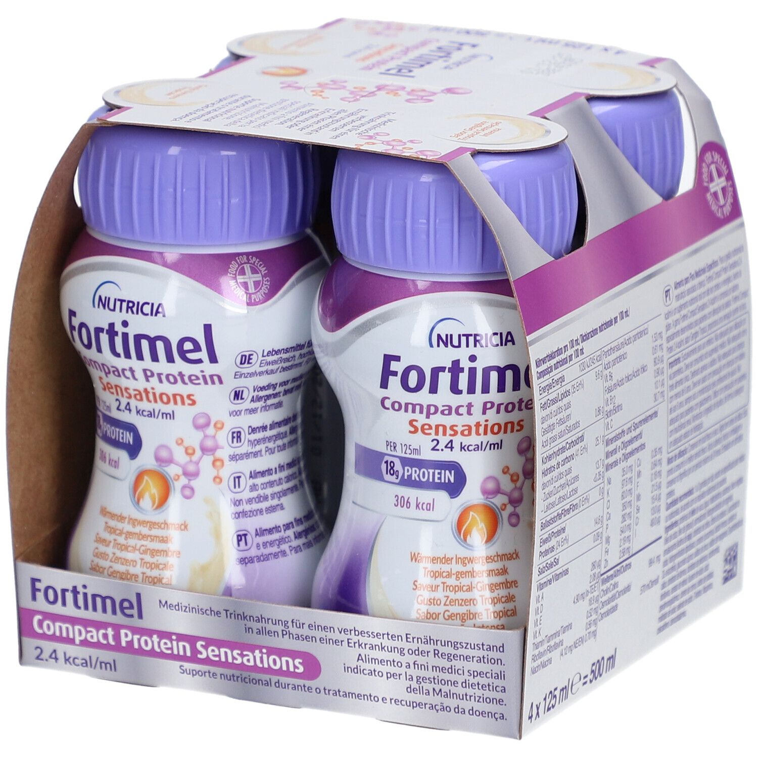 Nutricia Fortimel Compact Protein Wärmender Ingwer