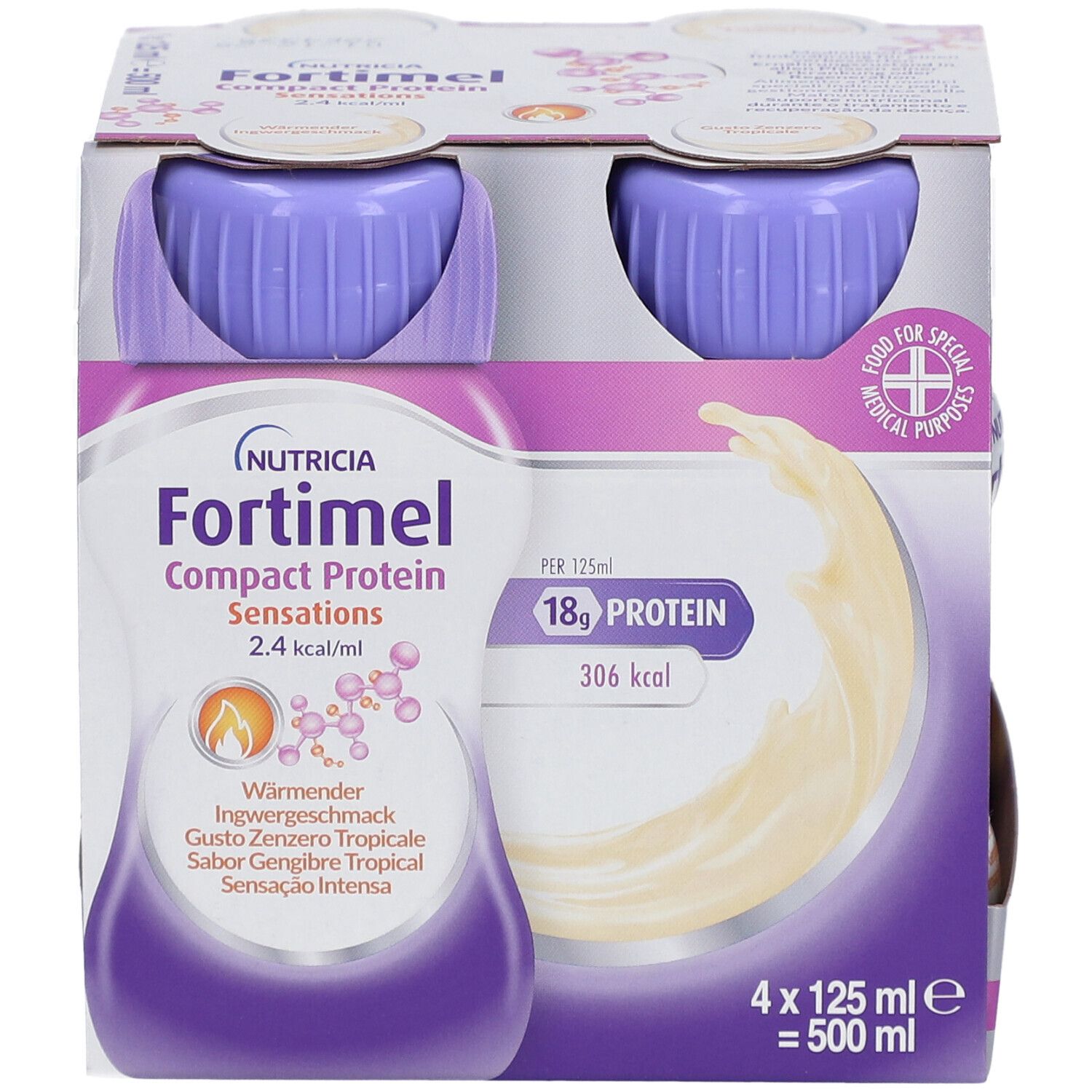 Nutricia Fortimel Compact Protein Wärmender Ingwer