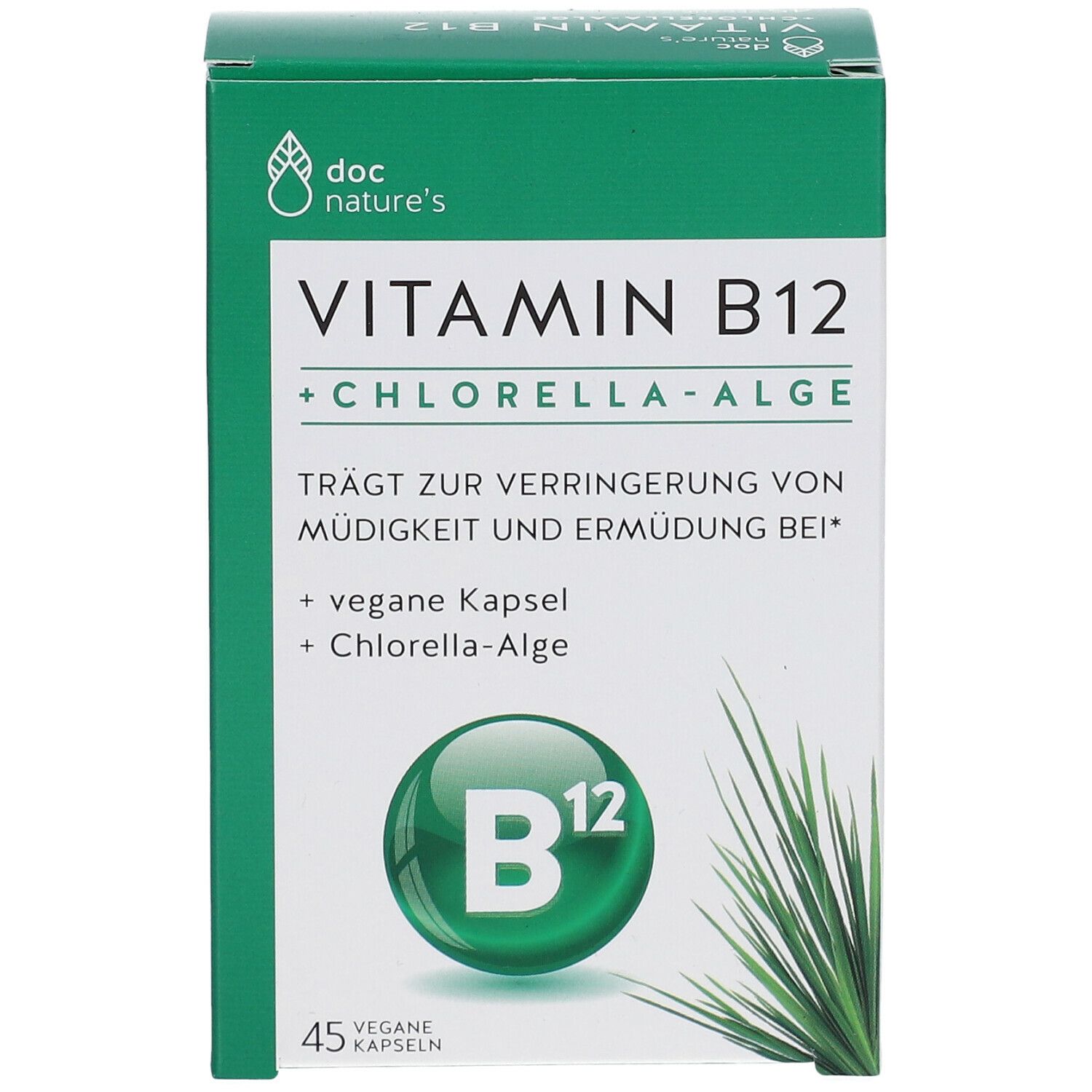 doc nature's Vitamin B12 + Chlorella-Alge