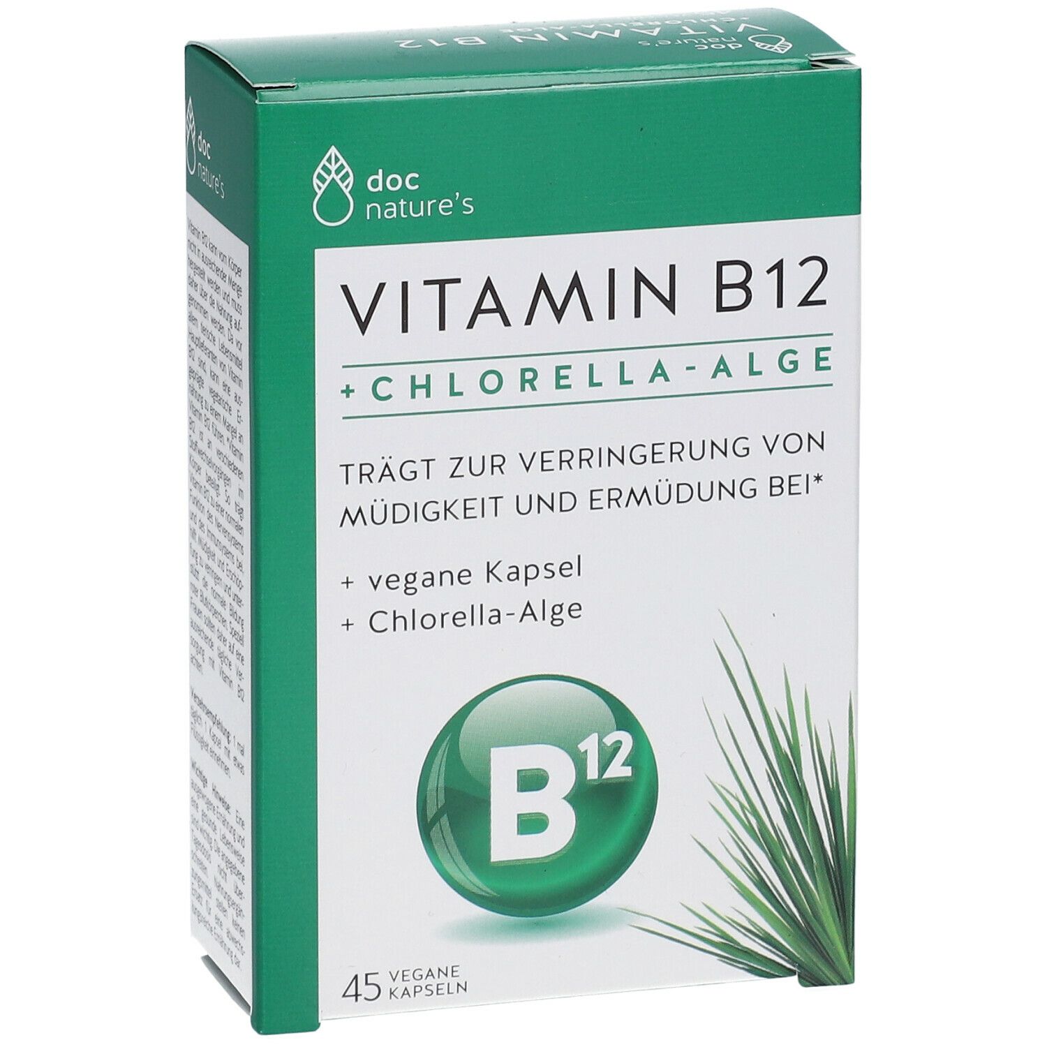doc nature's Vitamin B12 + Chlorella-Alge