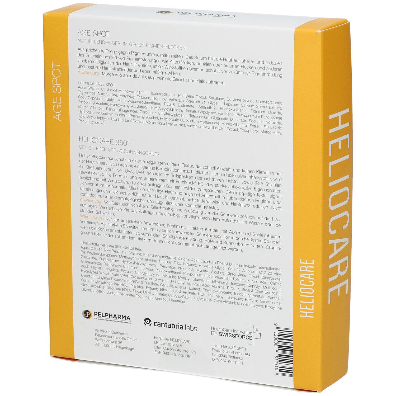 AGE SPOT + HELIOCARE® 360° Gel oil-free SPF 50