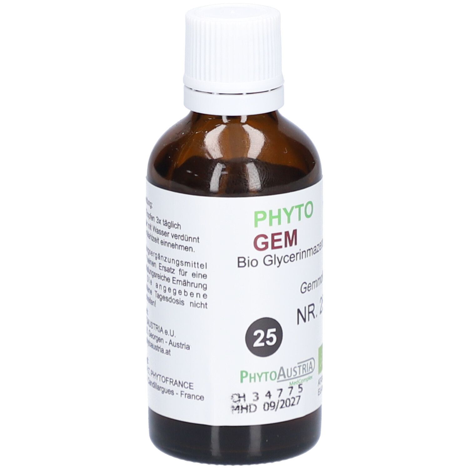 PhytoGem Nr. 25 DAR Bio Gemmo Mazerat