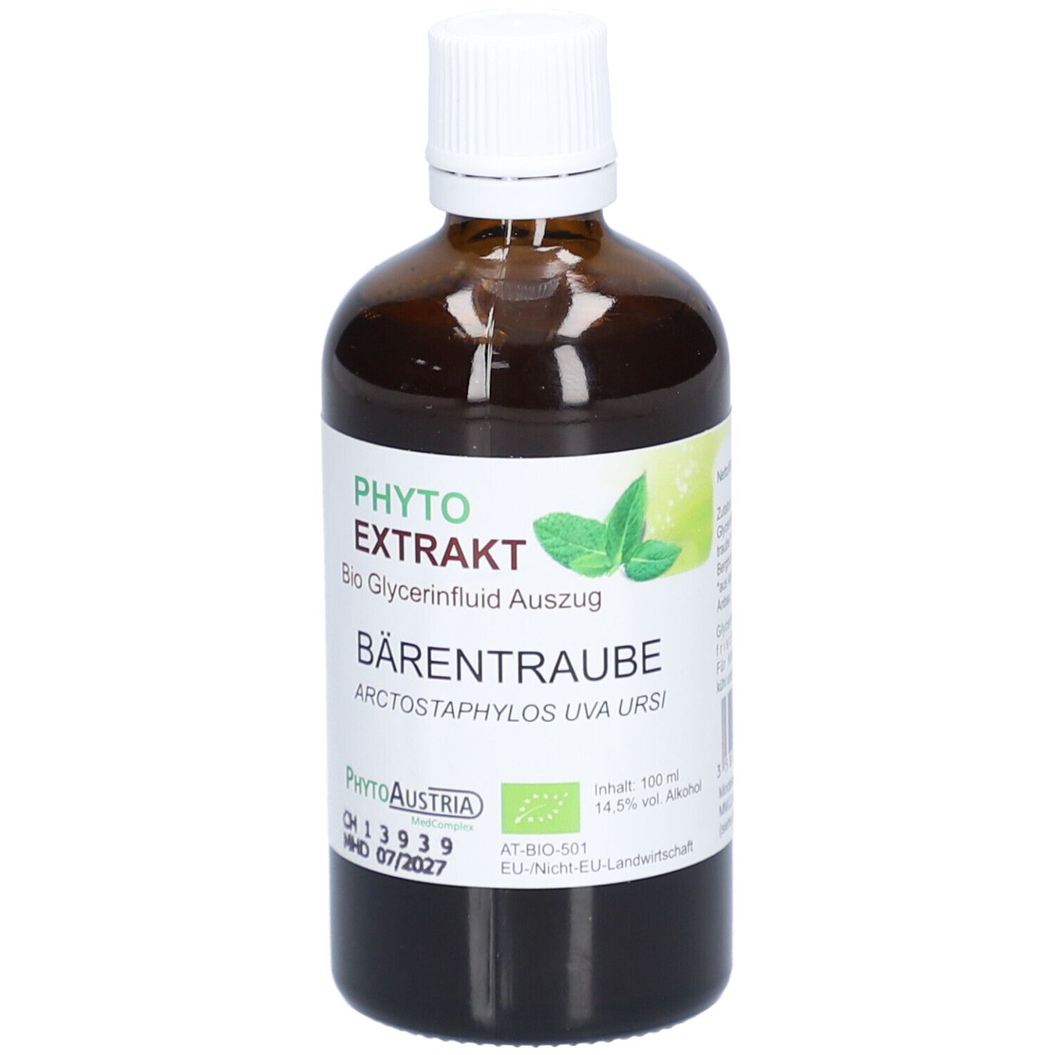 Bärentraube Tinktur Bio Phyto Extrakt