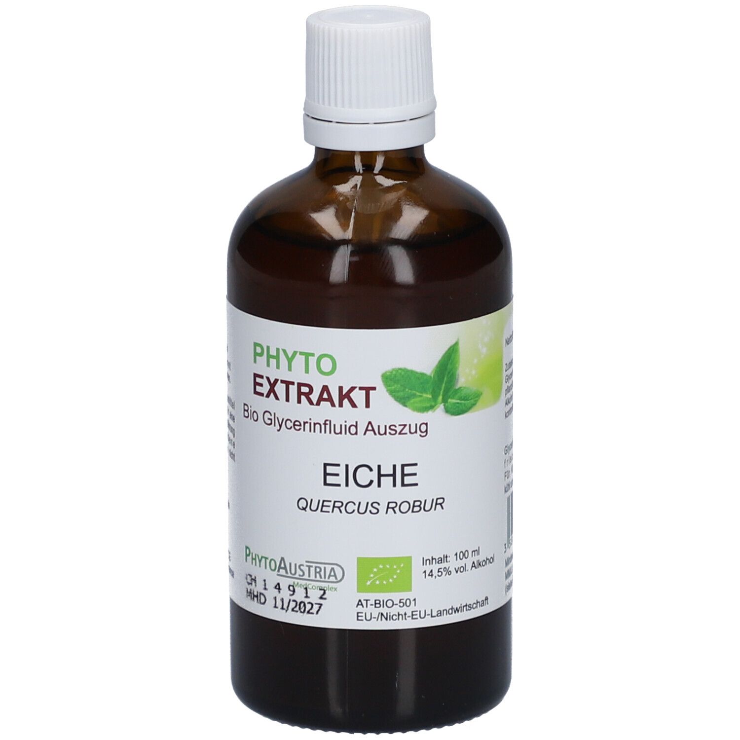 Eiche Tinktur Bio Phyto Extrakt