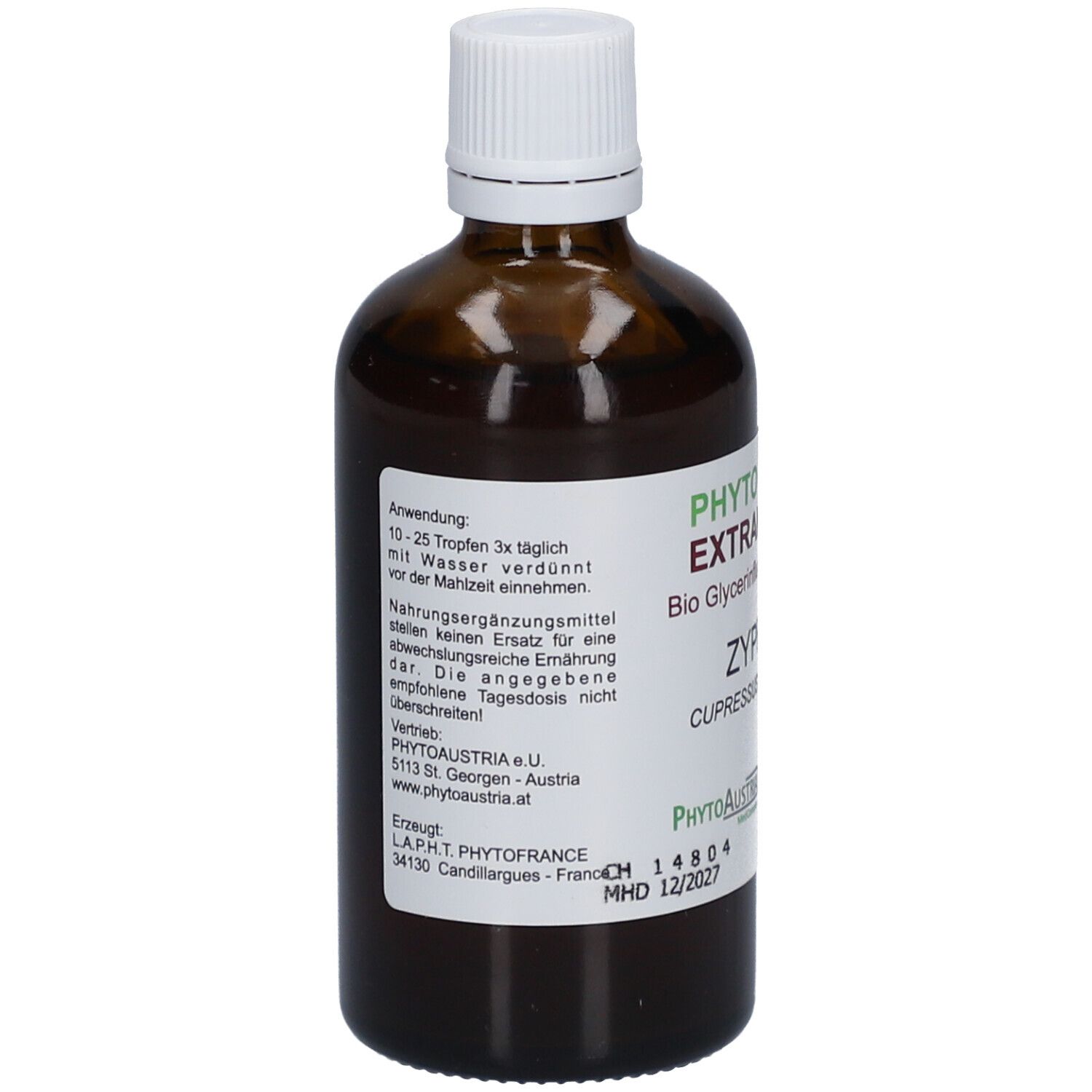 Zypresse Tinktur Bio Phyto Extrakt