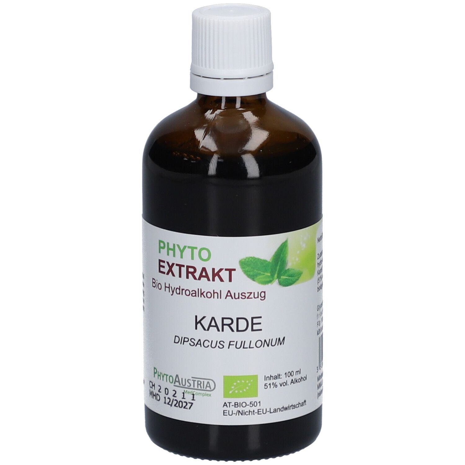 Karde Tinktur Bio Phyto Extrakt