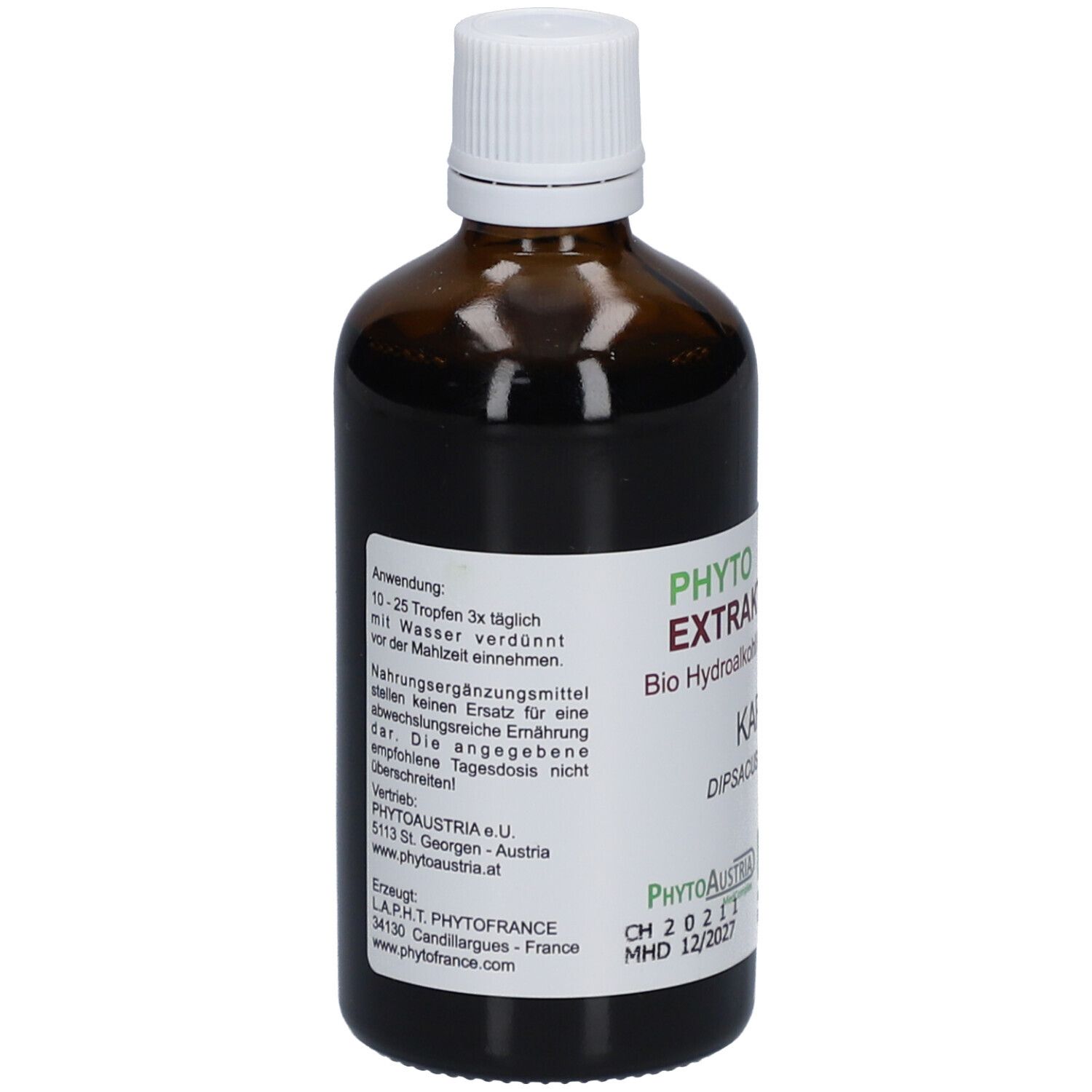 Karde Tinktur Bio Phyto Extrakt