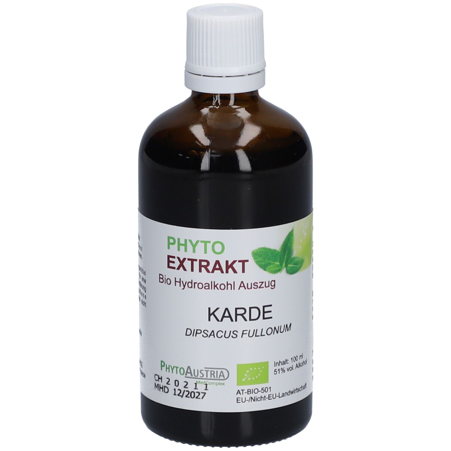 Karde Tinktur Bio Phyto Extrakt