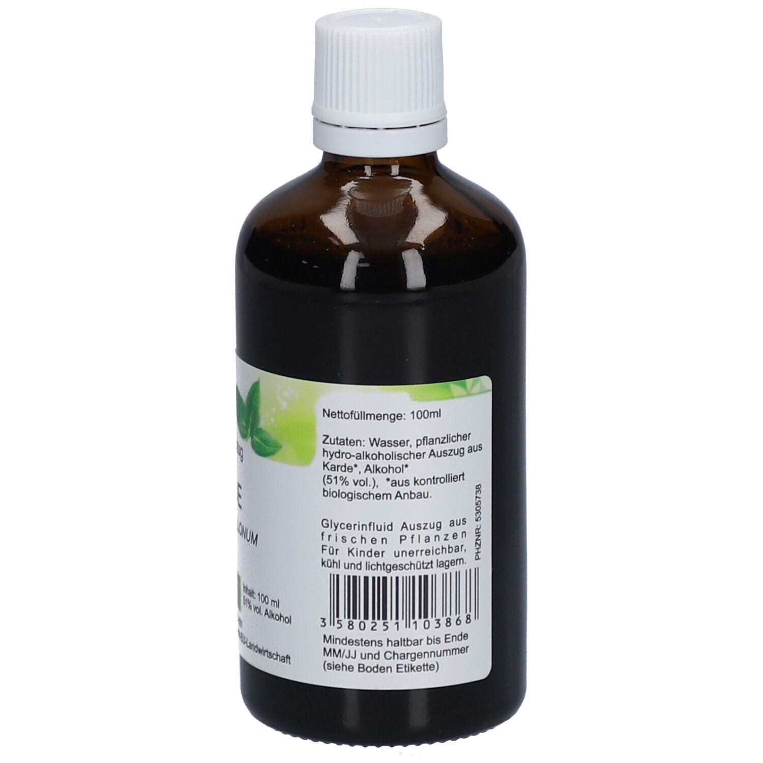 Karde Tinktur Bio Phyto Extrakt