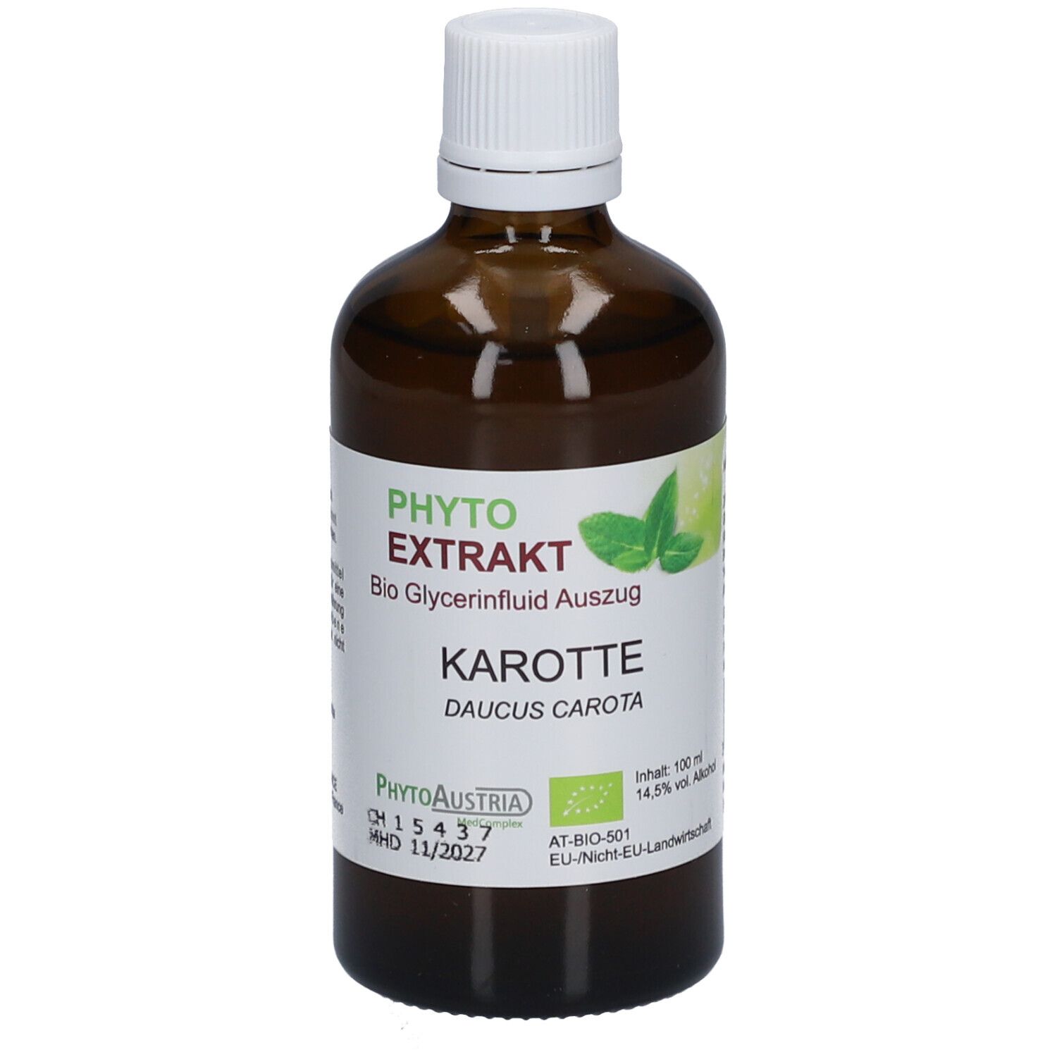 Karotte Tinktur Bio Phyto Extrakt