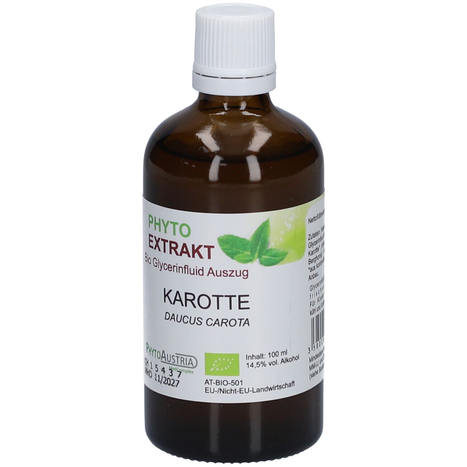 Karotte Tinktur Bio Phyto Extrakt
