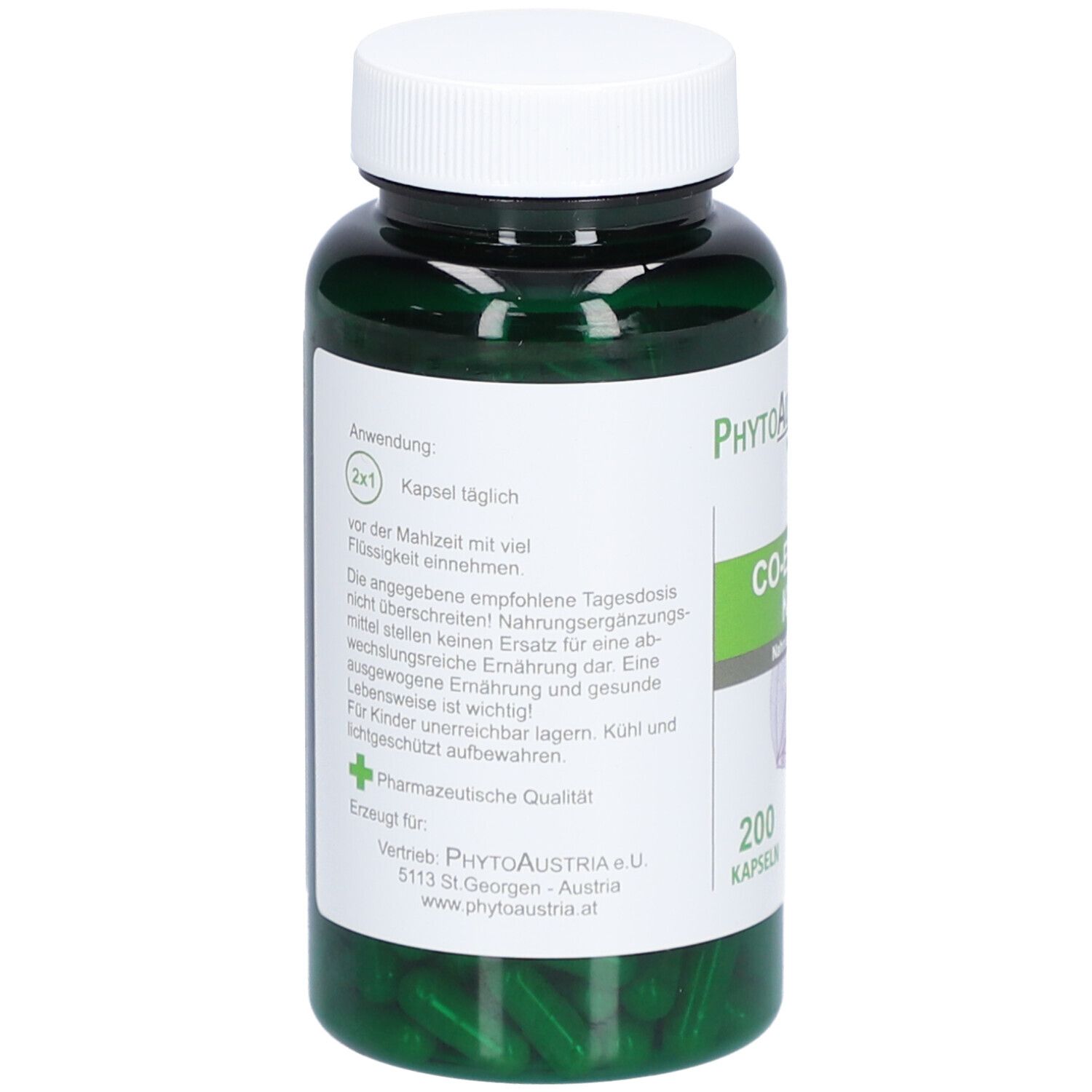 PhytoAustria Coenzym Q10 Kapseln 30 mg
