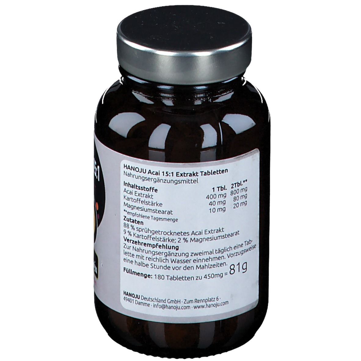 Acai Extrakt 400 mg