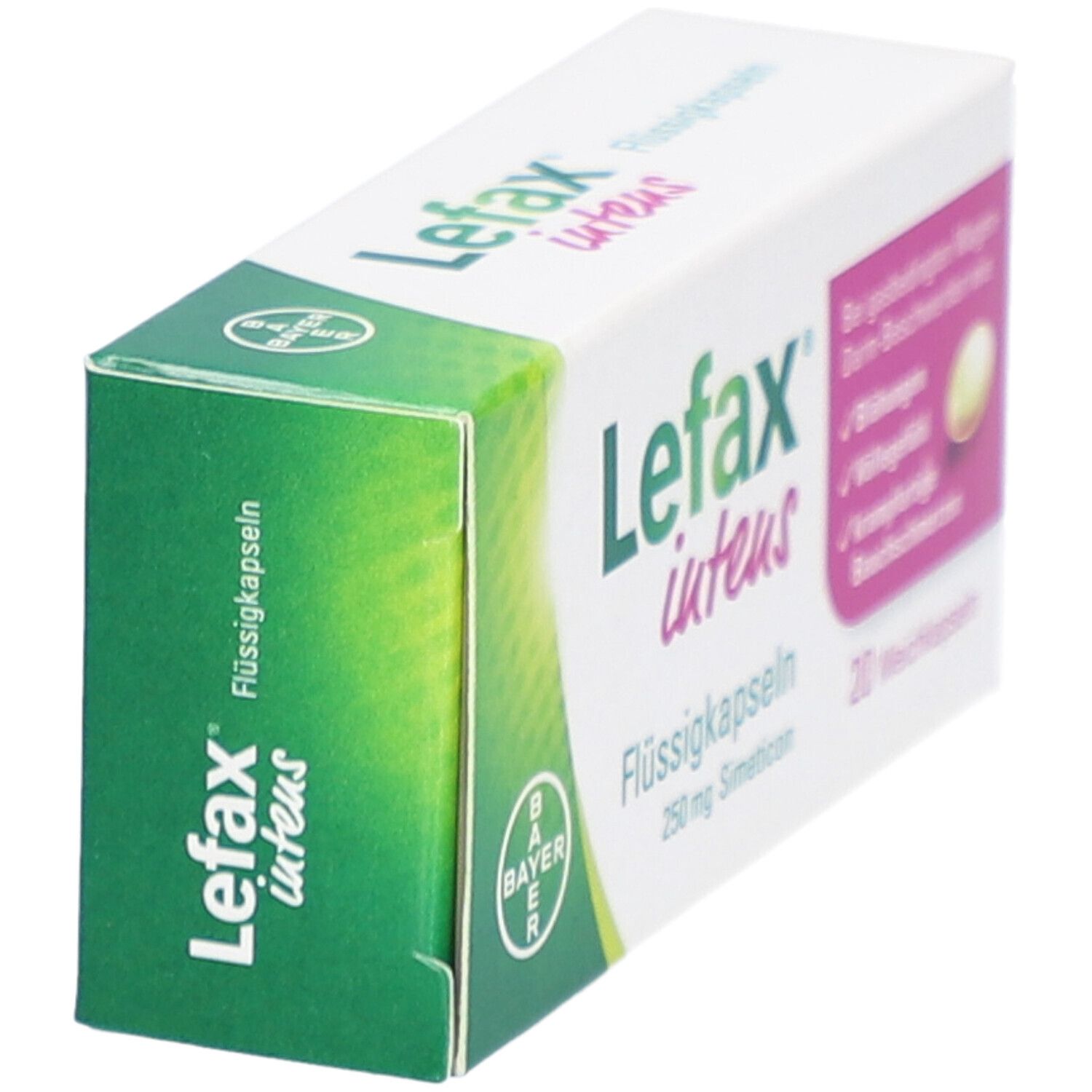 Lefax® intens Flüssigkapseln bei Blähungen und Völlegefühl