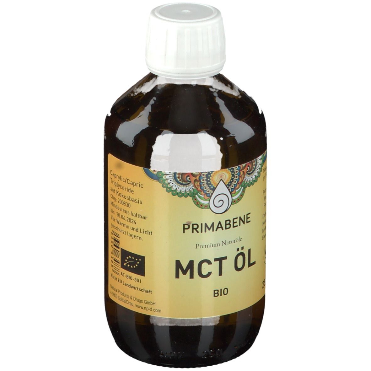 Primabene® Bio-MCT Öl auf Kokosbasis