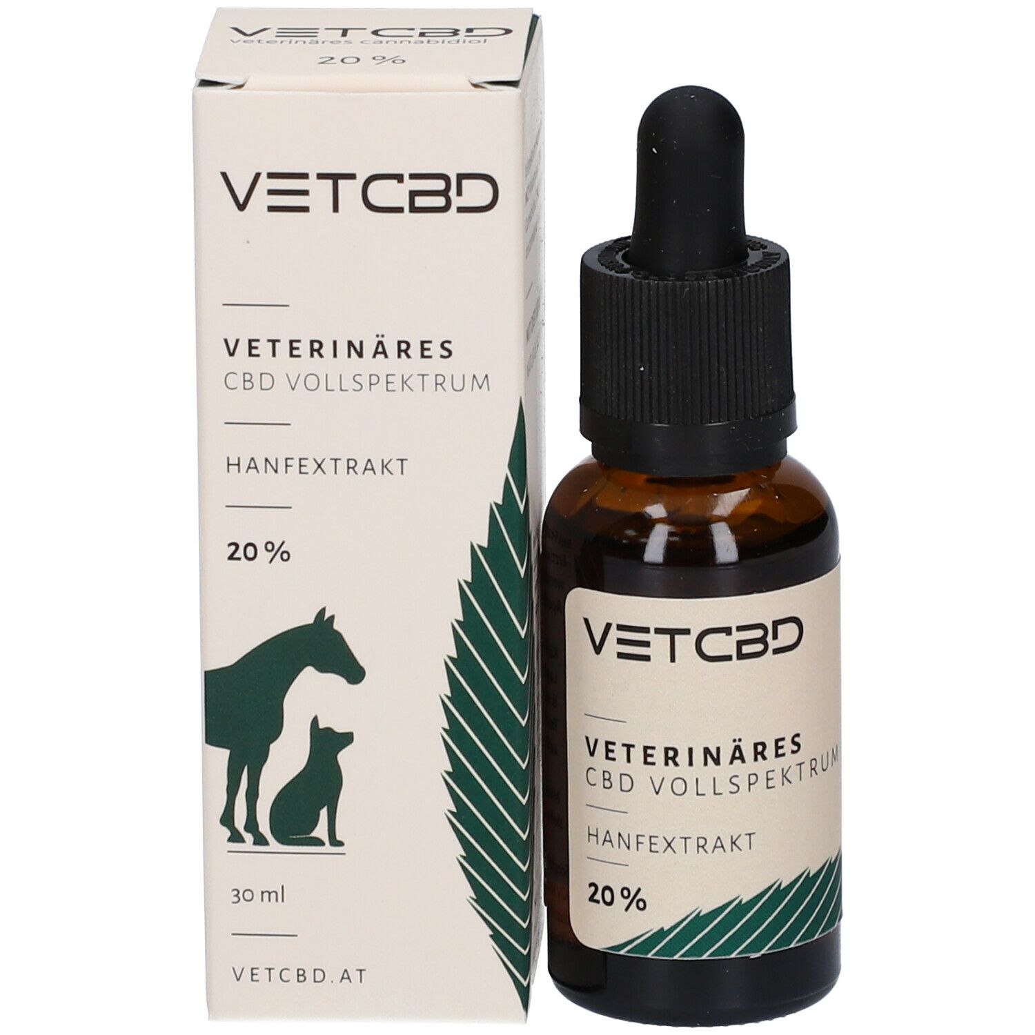 VETCBD VETERINÄRES CBD VOLLSPEKTRUM HANFEXTRAKT 20%