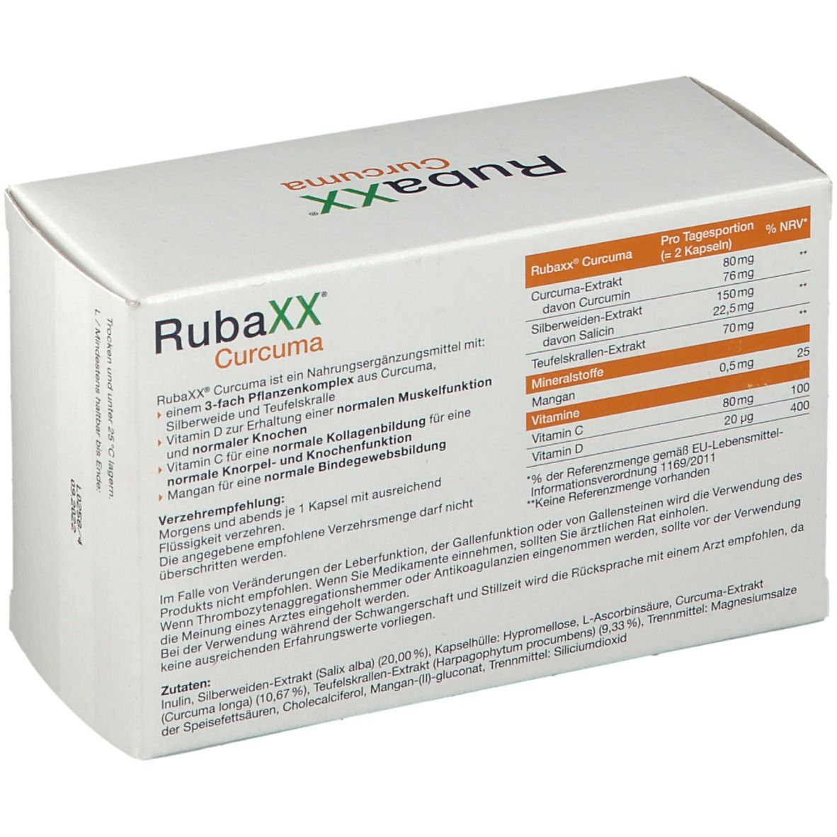 Rubaxx® Curcuma Kapseln