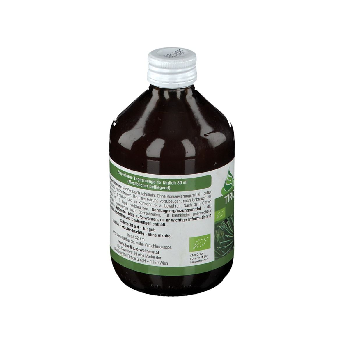 LiquidWellness Tiroler Zirben Bergkräuter Bio-Kräuter Elixir