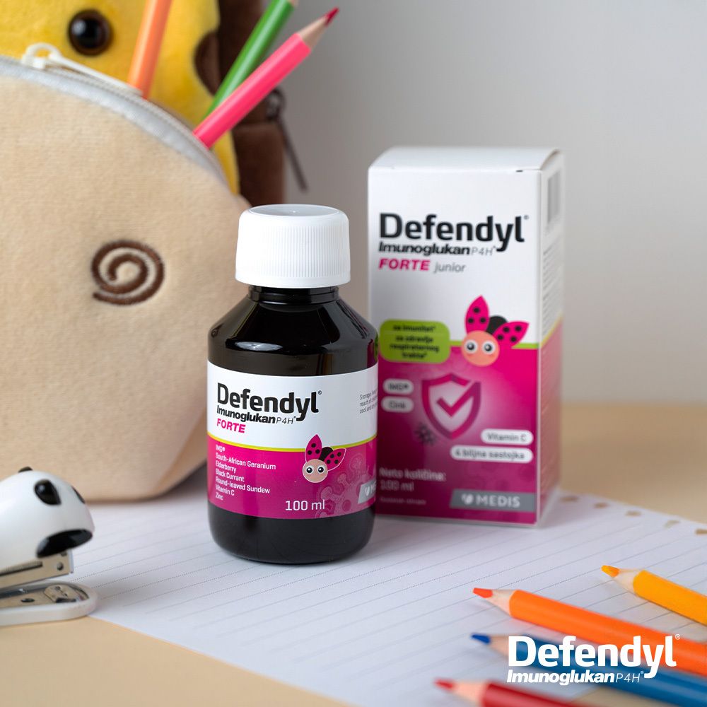 Defendyl-Imunoglukan P4H® FORTE Sirup - mit dreifacher Kraft das Immunsystem unterstützen