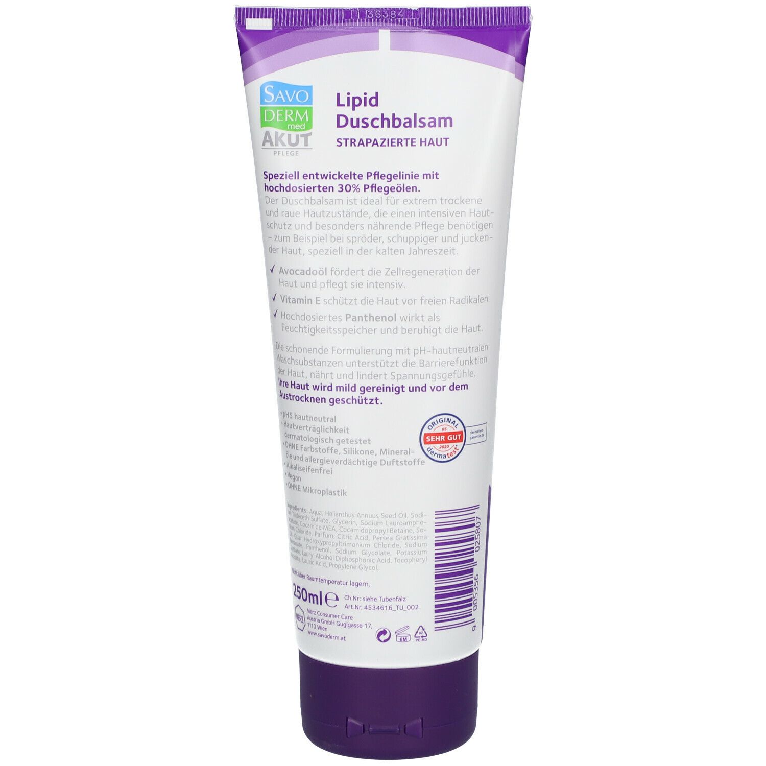 SAVODERM Akut Lipid Duschbalsam