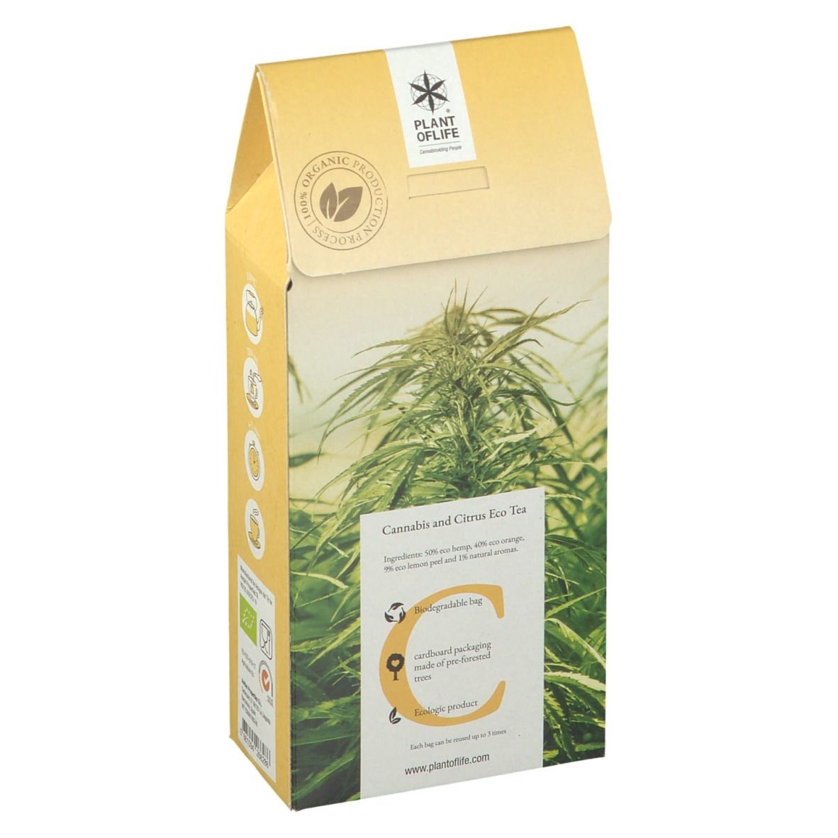 PLANTOFLIFE Cannabis Tea Citrus