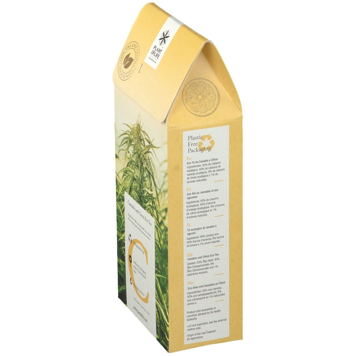 PLANTOFLIFE Cannabis Tea Citrus