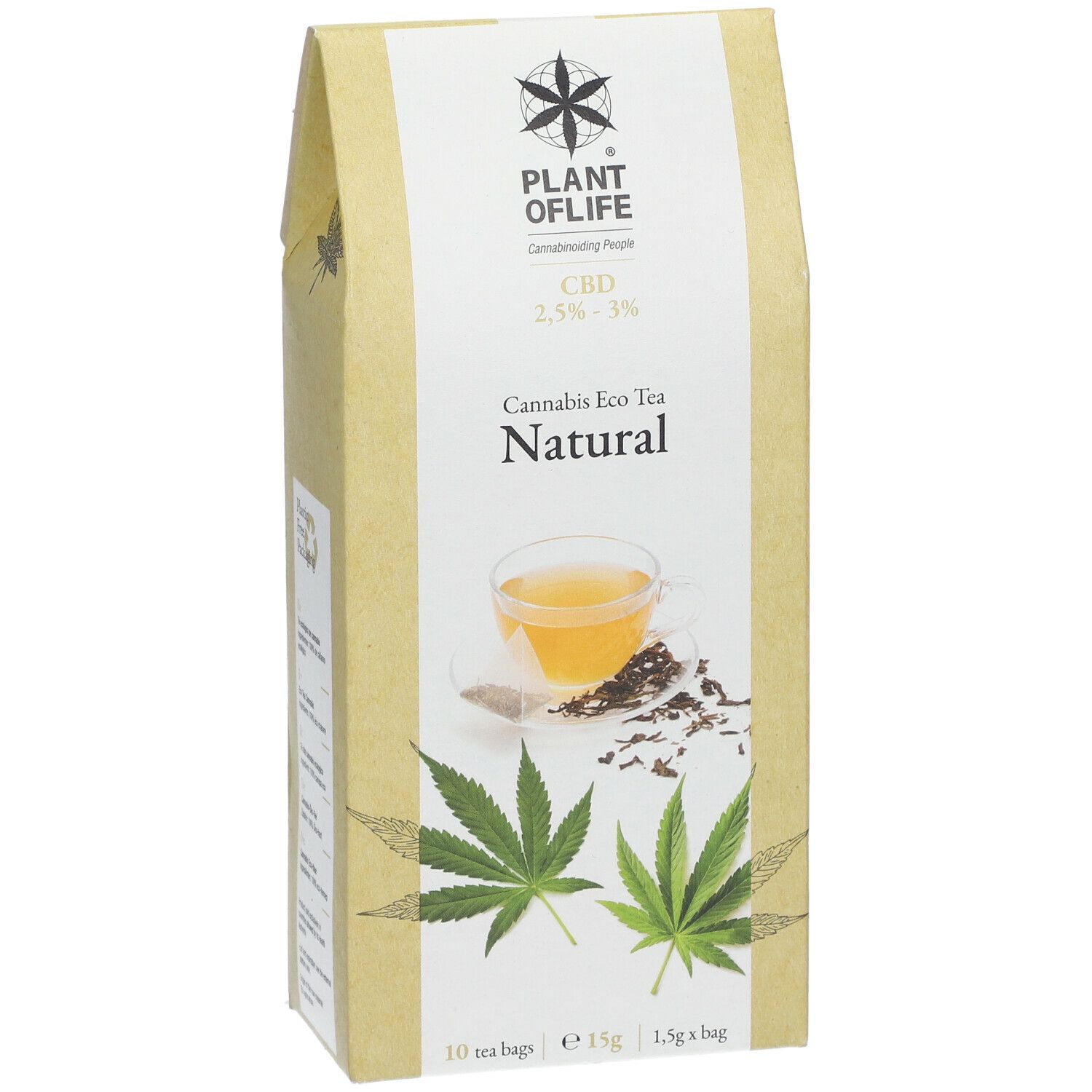 PLANTOFLIFE Cannabis Tea Natural