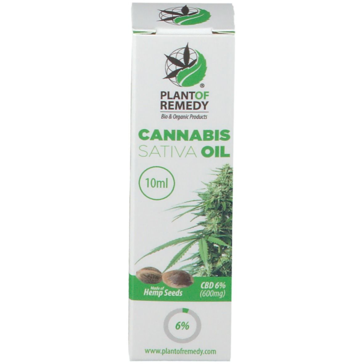 PLANTOFREMEDY® CANNABIS SATIVA OIL 6 % CBD