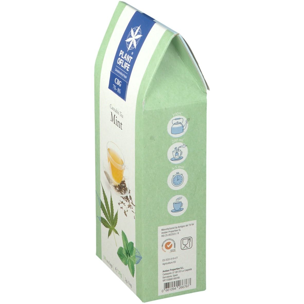 PLANTOFLIFE Cannabis Tea Mint