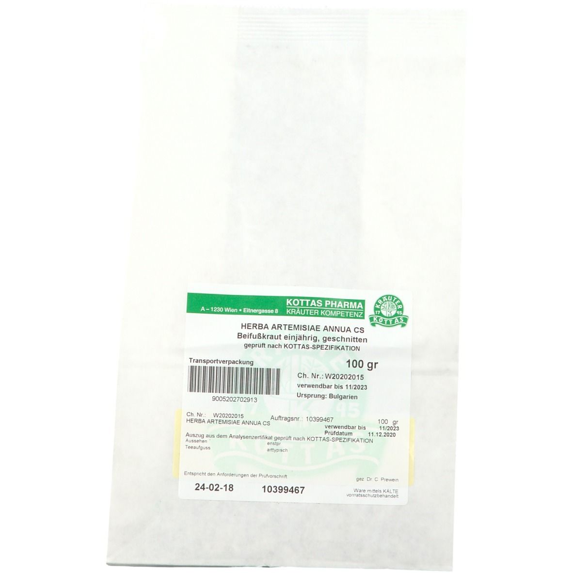 KOTTAS PHARMA Beifußkraut Tee