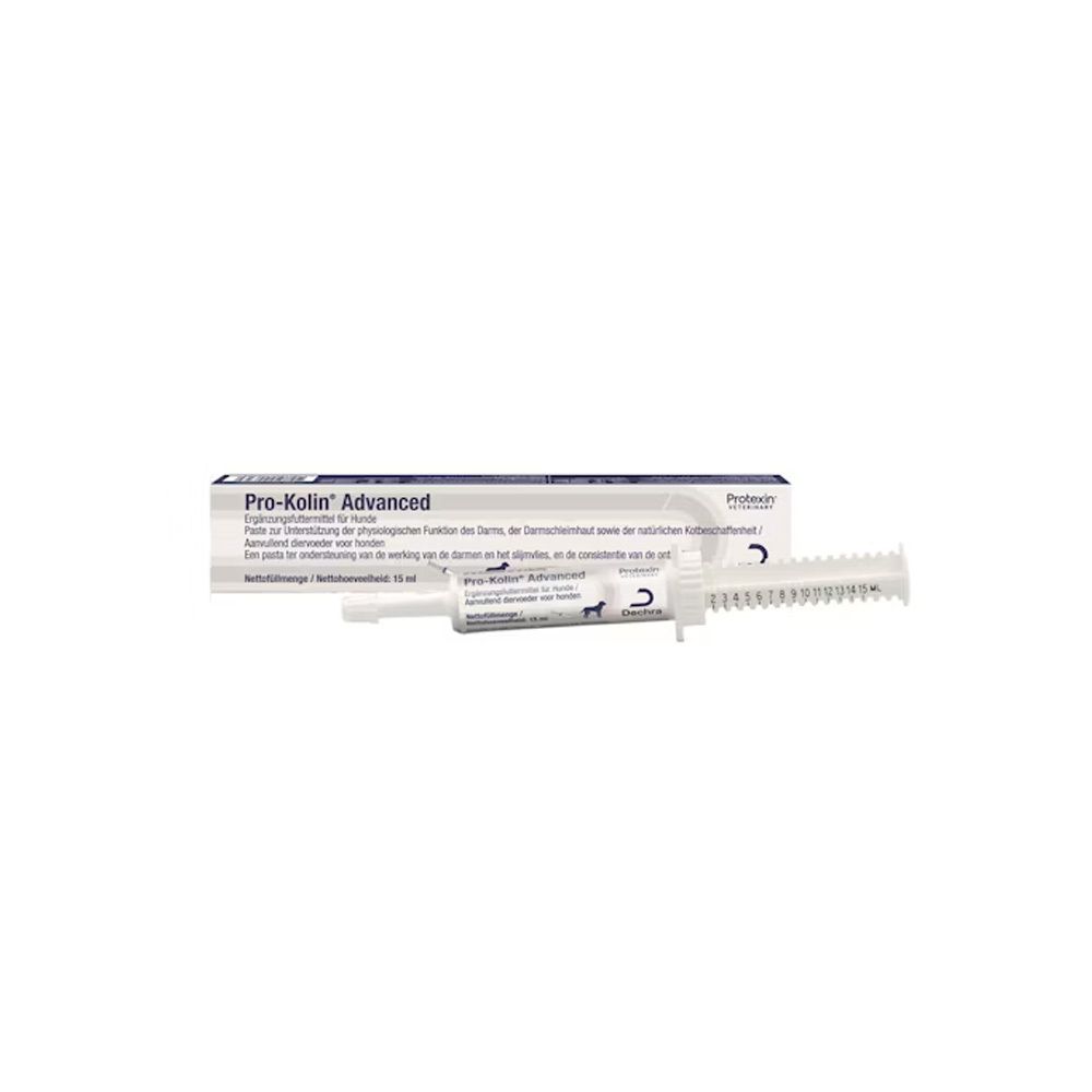 Pro-Kolin Advanced Paste Spritze mit 15ml Inhalt und Umverpackung.